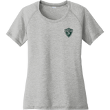 Biggby Spartans Ladies PosiCharge Tri-Blend Wicking Scoop Neck Raglan Tee